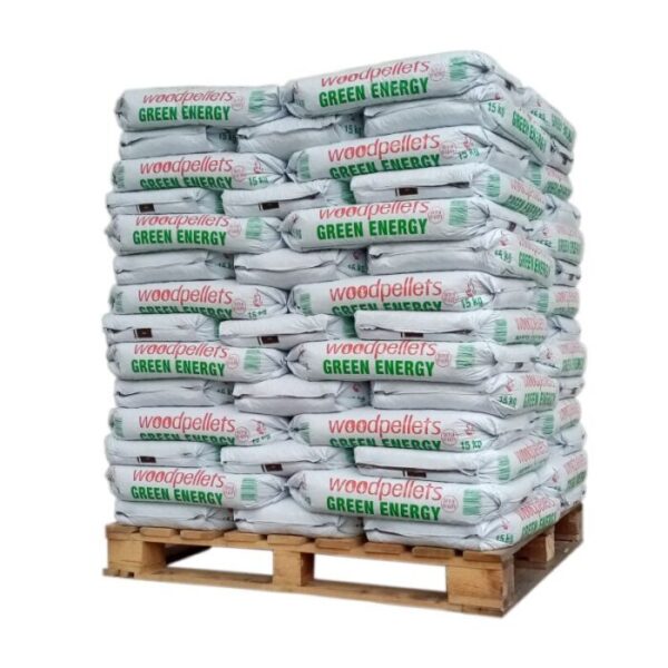 Green-Energy--1 GRÜNES ENERGIE-GRANULAT – PALETTE MIT 65 SÄCKEN à 15 KG