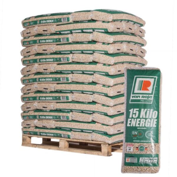 VAN-ROJE-A-23- PALETTE PELLETS VAN ROJE – 65 SÄCKE À 15 KG